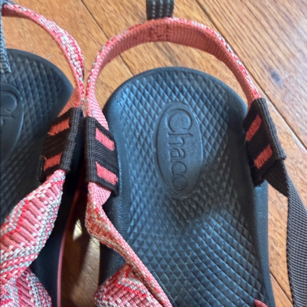 Chaco Sandals with Red and Black Straps - Picture 3 of 7